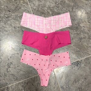 NWT Pink Victoria’s Secret Underwear Set size XS
